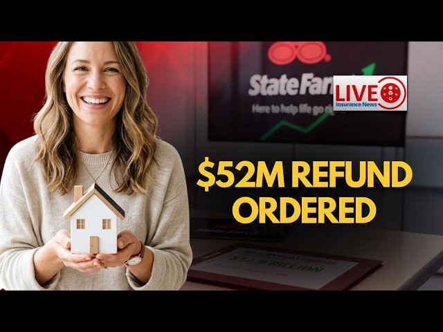 Video thumbnail for State Farm Refunds Are Official: What California Owners Get Back | Live Insurance News