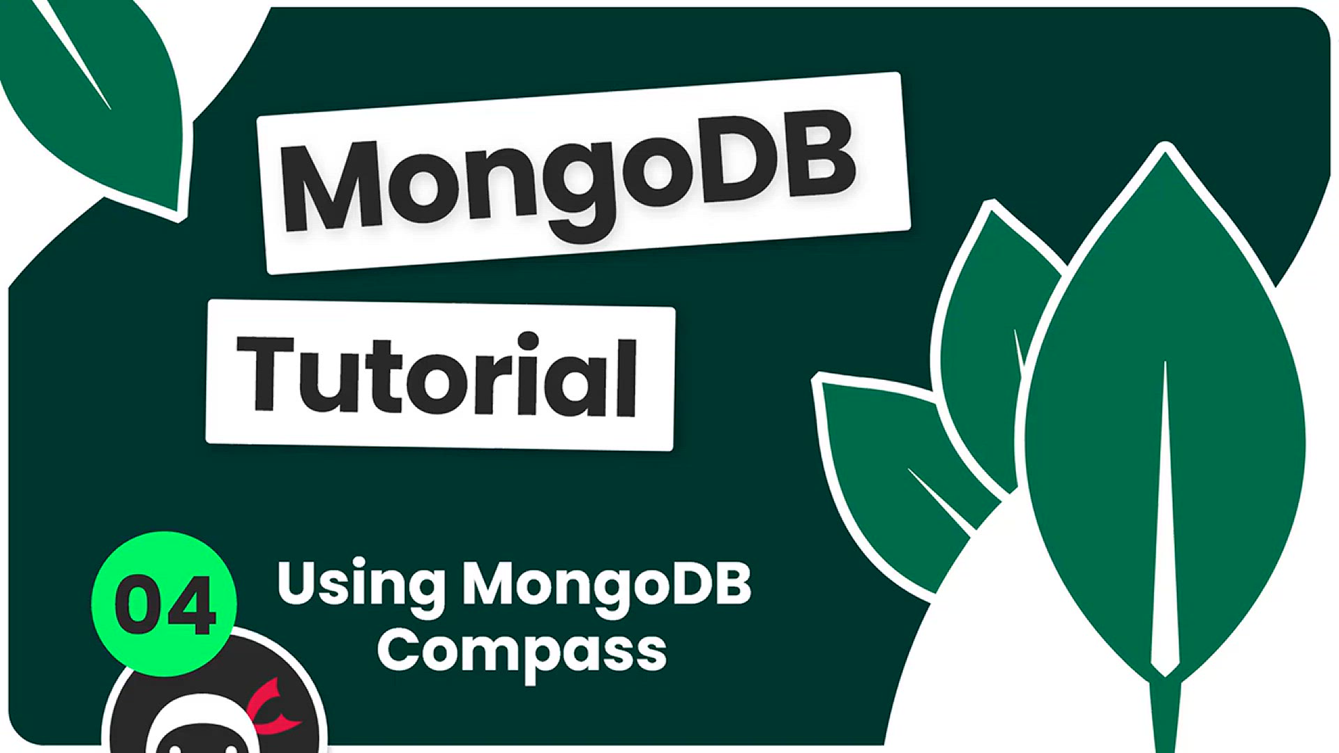 'Video thumbnail for Complete MongoDB Tutorial #4 - Using MongoDB Compass'
