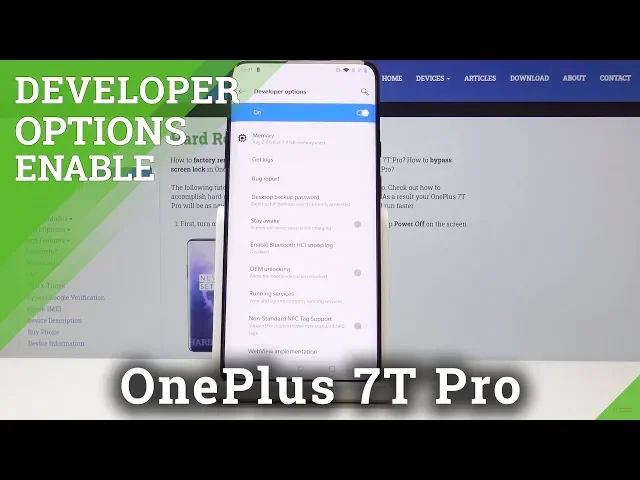 Video thumbnail for How to Unlock Developer Options in OnePlus 7T Pro - Developer Features