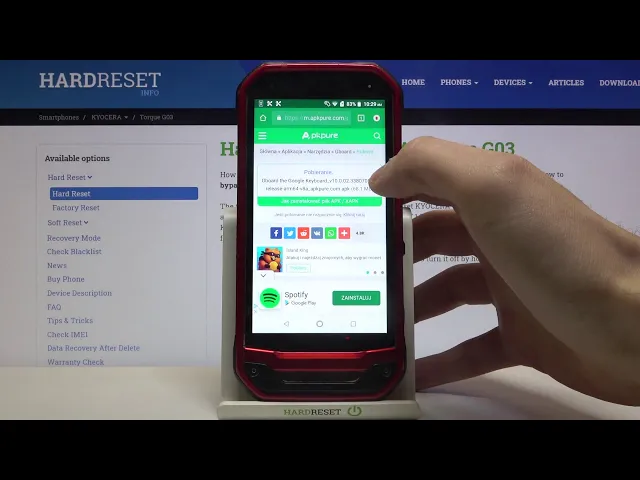Video thumbnail for How to Change Keyboard Language on KYOCERA Torque G03 – Language List