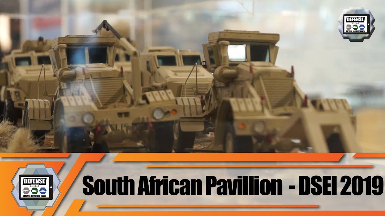 Video thumbnail for South Africa Defense and Security industry pavilion at DSEI 2019 defense exhibition London UK