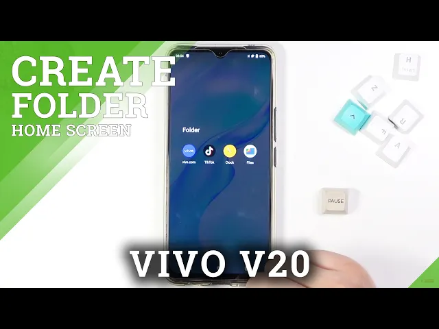 Video thumbnail for How to Create Folder on Home Screen in VIVO V20 – Move Files to Folders
