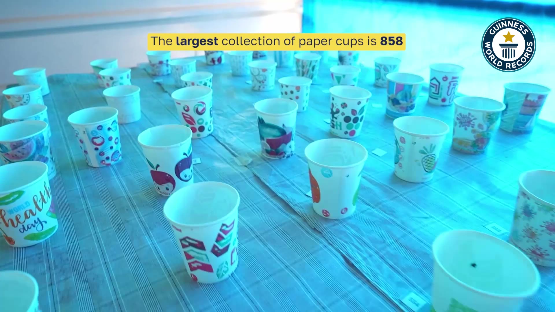 Video thumbnail for Largest collection of paper cups  858 by Sunil Joseph