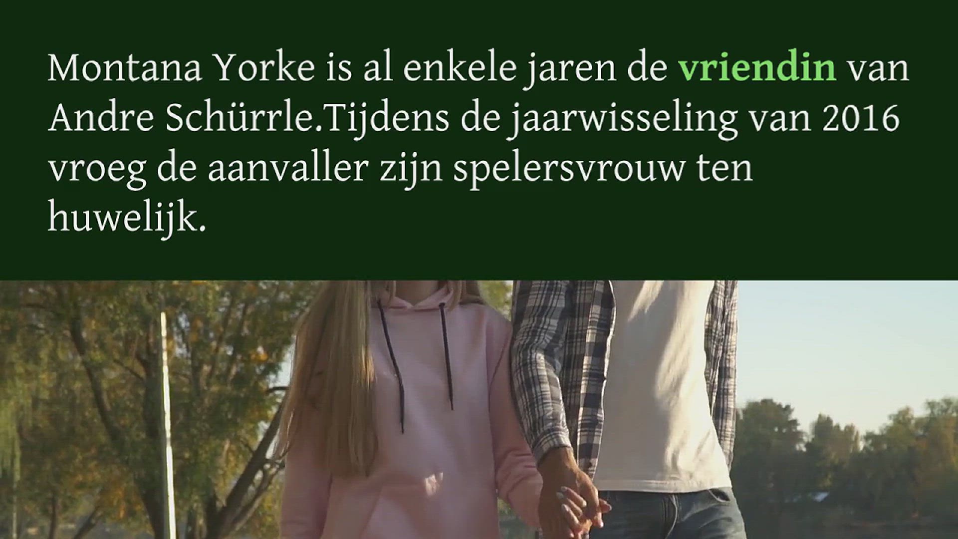 Video thumbnail for Montana Yorke, de serveerster en vriendin André Schürrle: