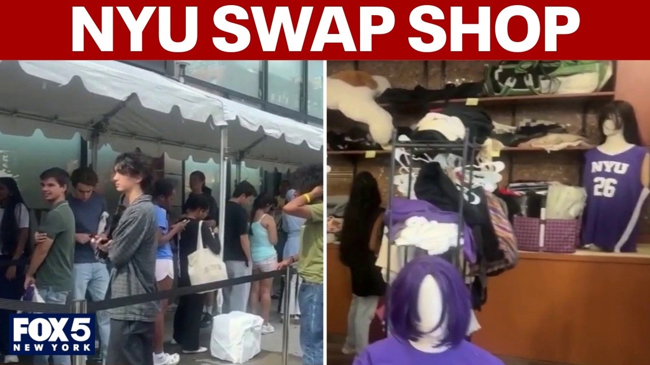 Video thumbnail for 2nd year of NYU Swap Shop: Talking to students