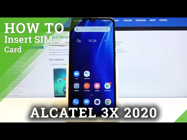 Video thumbnail for How to Install Nano SIM in Alcatel 3X 2020 – Insert Micro SD Card
