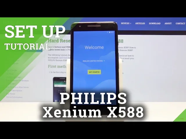 Video thumbnail for How to Set Up PHILIPS Xenium X588 - Activation & Configuration Process