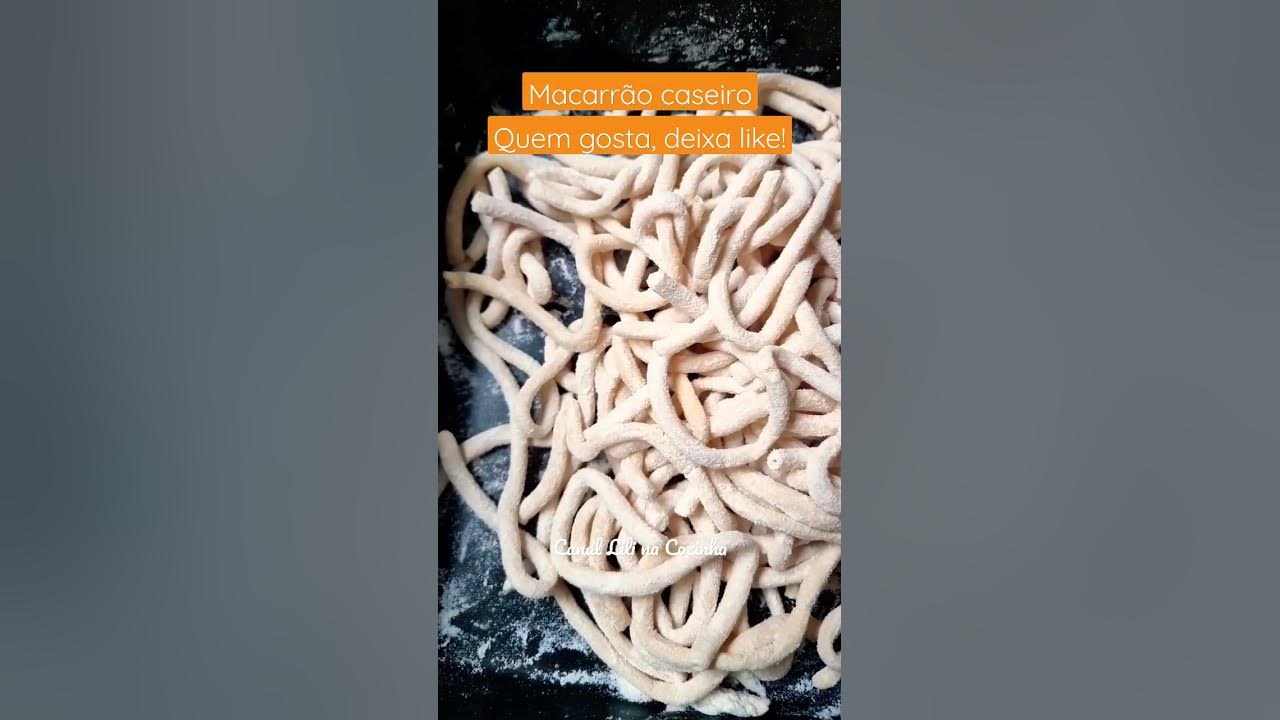 Video thumbnail for só quem já fez o próprio #macarrão em casa sabe a delícia que é #receitas 😋🍝