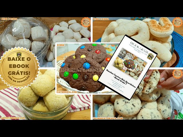 'Video thumbnail for 🍪Biscoitos Caseiros Mais Queridinhos das Crianças - EBOOK GRÁTIS NA DESCRIÇÃO!'
