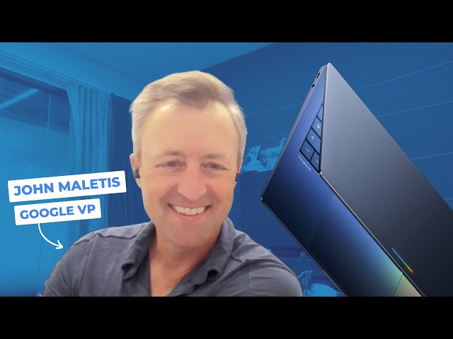 Video thumbnail for Talking All Things Googlebook with Google VP John Maletis