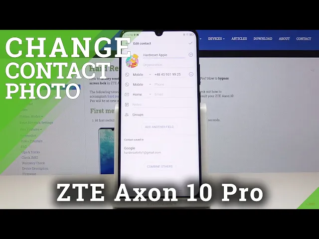 Video thumbnail for How to Add Photo to Contact in ZTE Axon 10 Pro – Add Photo to Contact