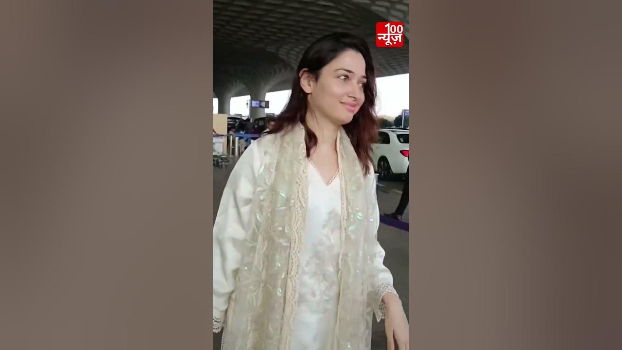 Video thumbnail for एयरपोर्ट पर गार्जियस अवतार में नजर आई #TamannaBhatia । #shorts #100newsentertainment
