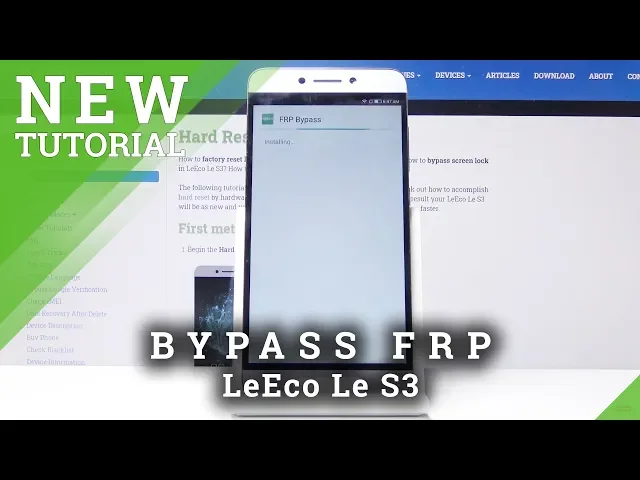 Video thumbnail for How to Skip FRP LeEco Le S3 – Bypass Google Verification