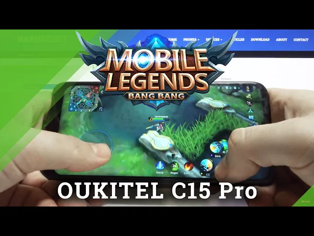 Video thumbnail for Mobile Legends on OUKITEL C15 Pro - Gaming Quality Check-Up