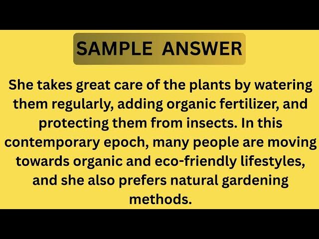 Video thumbnail for Describe a Person Who Loves to Grow Plants | IELTS Speaking Cue Card 2026