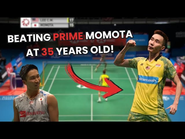 Video thumbnail for When 35 Year Old Lee Chong Wei Beat Prime Kento Momota
