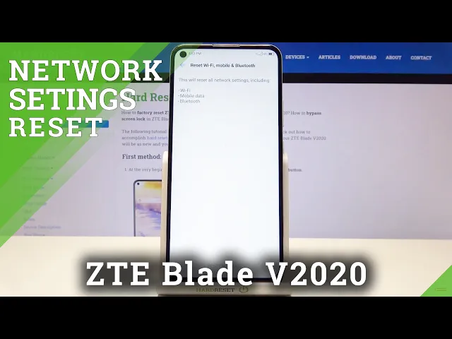 Video thumbnail for How to Reset All Network Settings in ZTE Blade v2020 – Find Connection Reset Option