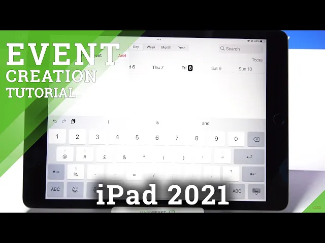 Video thumbnail for How to Add Event to Calendar on iPad 9th Gen - Create Reminder in iPad (2021)