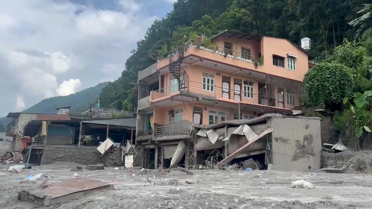 Video thumbnail for Nepal: Death toll from Nepal's flood rises to 734, with 2,498 missing: disaster authority.