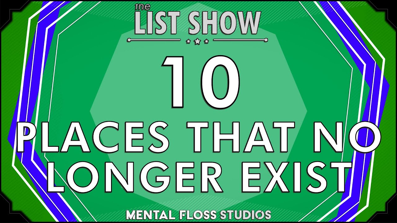 Video thumbnail for 10 Mysterious Places That No Longer Exist | Mental Floss