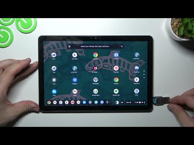 Video thumbnail for Lenovo Idea Pad Duet Chromebook - How To Connect USB Pendrive
