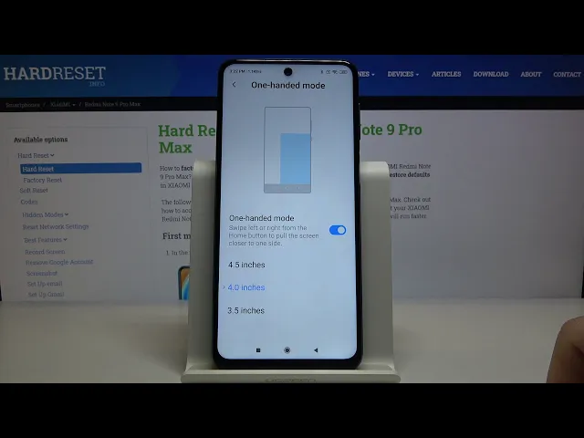 Video thumbnail for Enable One-Handed Mode on XIAOMI Redmi Note 9 Pro – One-Handed Function