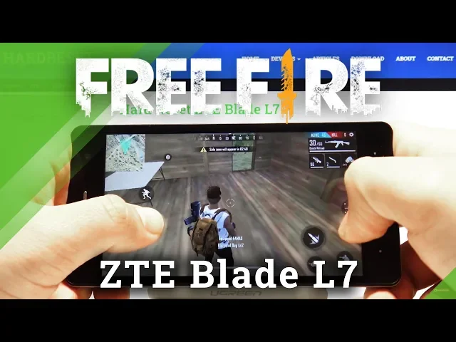 Video thumbnail for Garena Free Fire on ZTE Blade L7 – FPS Checkup