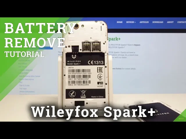 Video thumbnail for How to Remove Battery from Wileyfox Spark+ - Open Back Cover