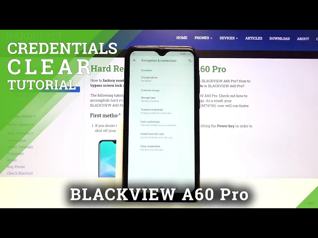 Video thumbnail for How to Clear Credentials in BLACKVIEW A60 Pro – Remove All Certificates