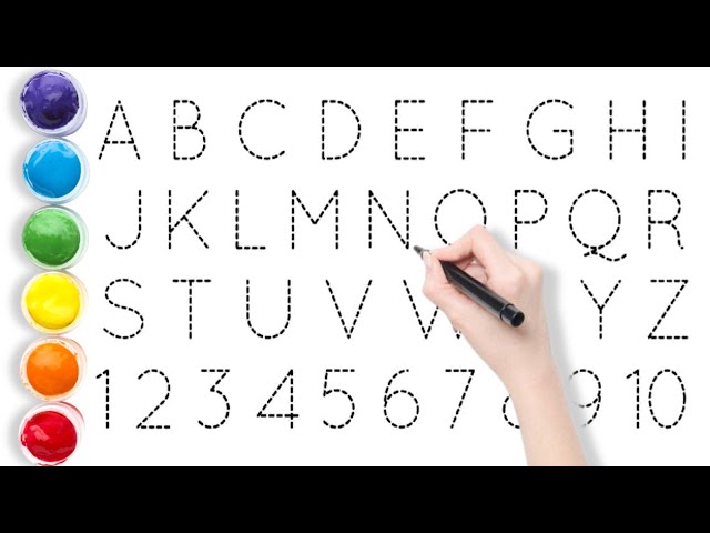 Video thumbnail for A For Apple B For Ball | A to Z Alphabet | 1 To 10 Number Counting | Kids Learn Alphabet
