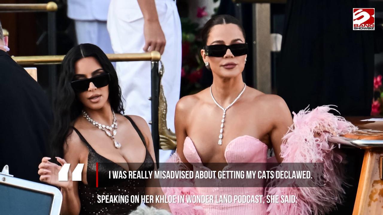Video thumbnail for Khloe Kardashian feels 'really terrible' for decision that left cats 'miserable'