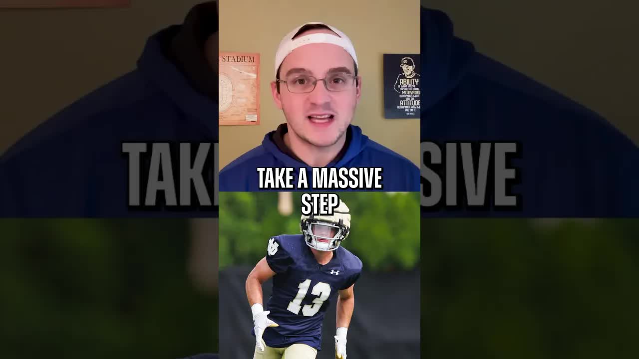 Video thumbnail for Notre Dame’s safety room has insane potential in 2025 #notredamefootball #notredame #goirish