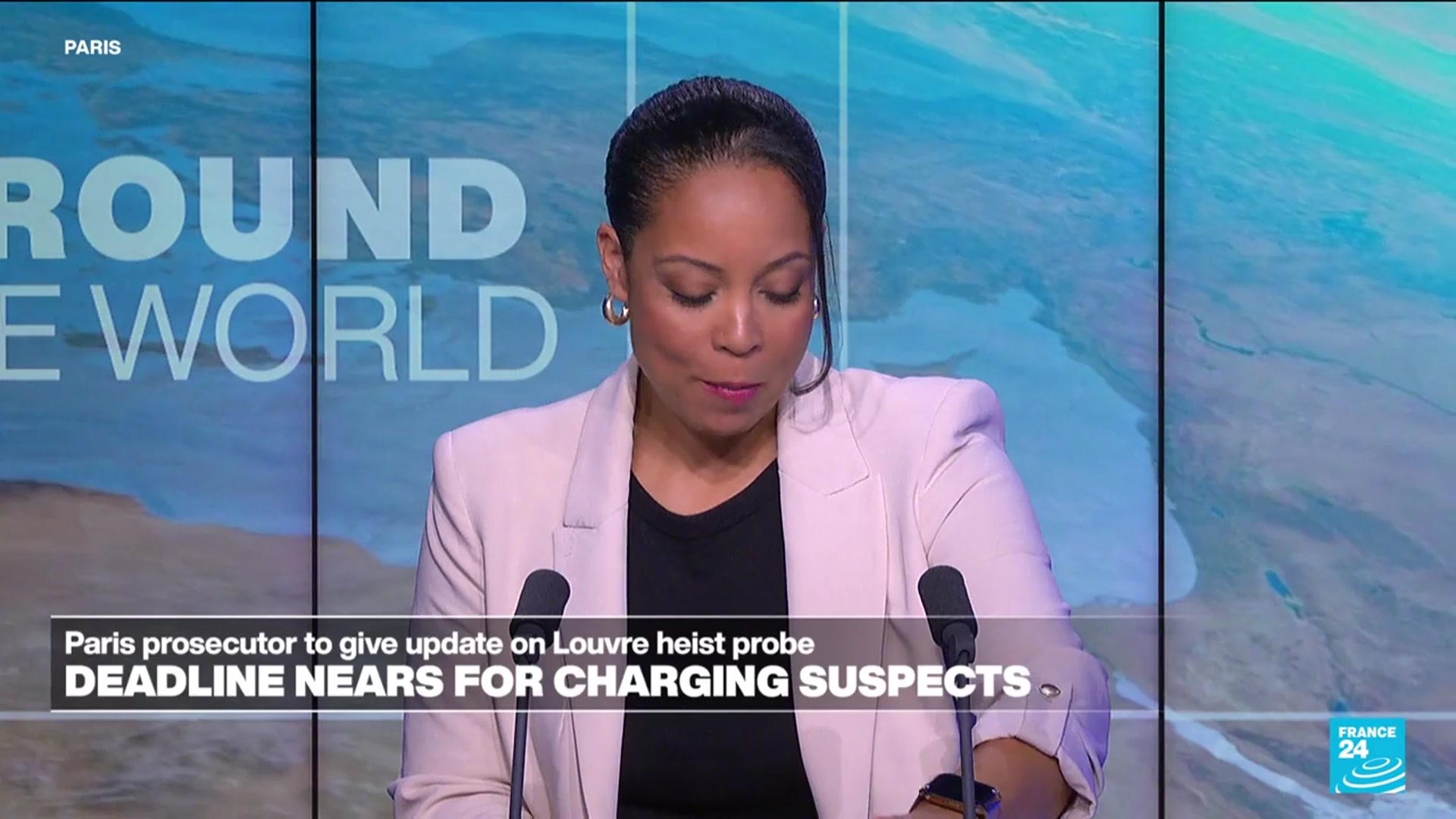 'Video thumbnail for Political controversy grows over Louvre heist as jewels still missing'