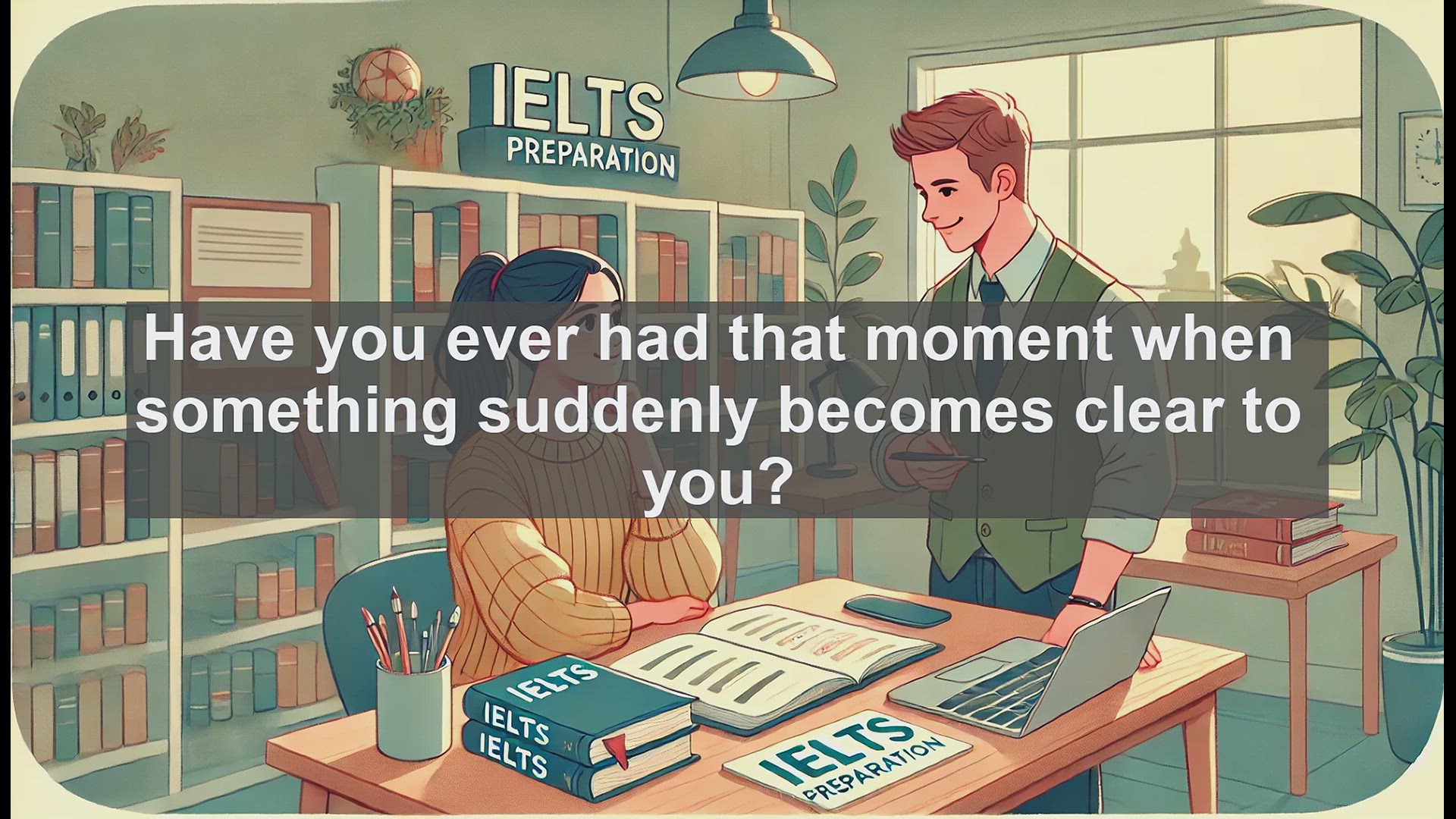 'Video thumbnail for 2500 Must Know IELTS 6.5 Vocabulary - Understanding 'Realization': Boost Your IELTS Vocabulary'