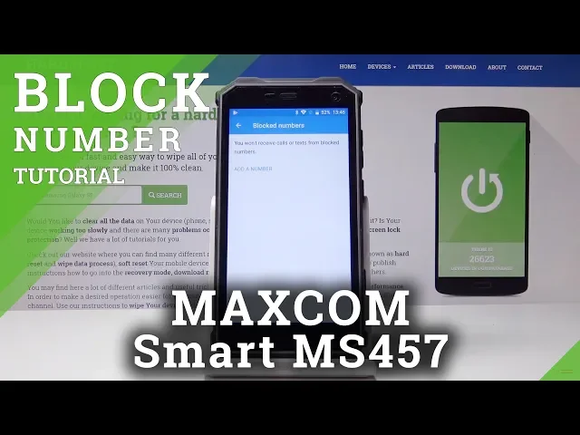 Video thumbnail for How to Block Number in MAXCOM Smart MS457 Strong - Block Stalkers
