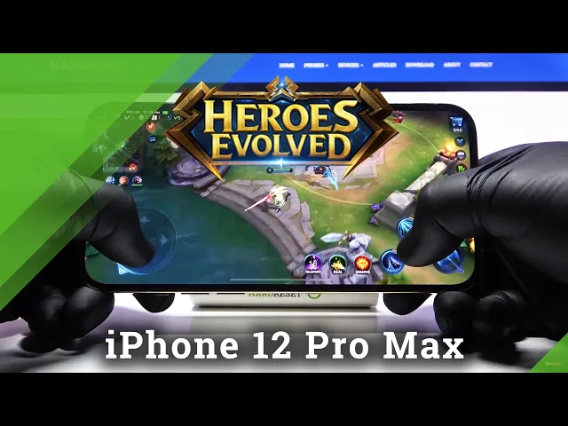 Video thumbnail for Gaming Quality Checkup on iPhone 12 Pro Max - Evolved Heroes Gameplay