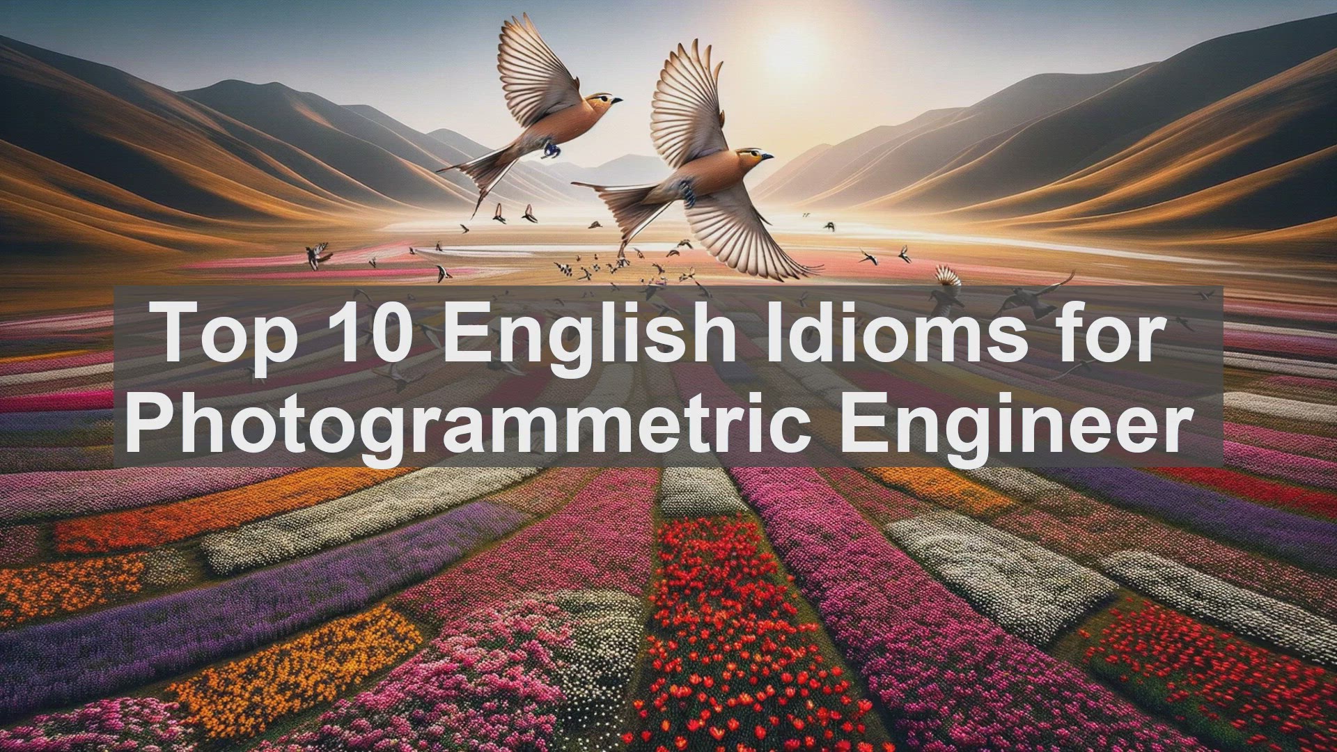 'Video thumbnail for Top 10 English Idioms for Photogrammetric Engineer'