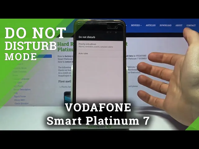 Video thumbnail for How to Enable DND Mode in VODAFONE Smart Platinum 7 – Find Do Not Disturb Mode Options