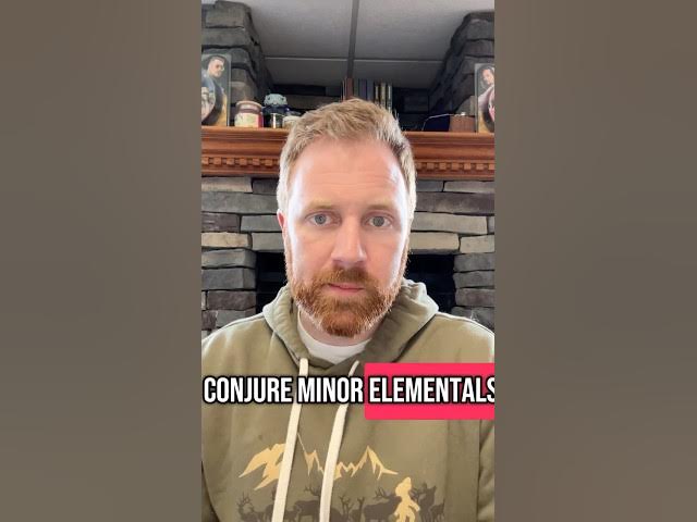Video thumbnail for Conjure Minor Elementals in the 2024 #dnd rules is absolutely insane