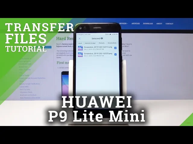 Video thumbnail for How to Transfer Files in HUAWEI P9 Lite Mini - Import / Export Data