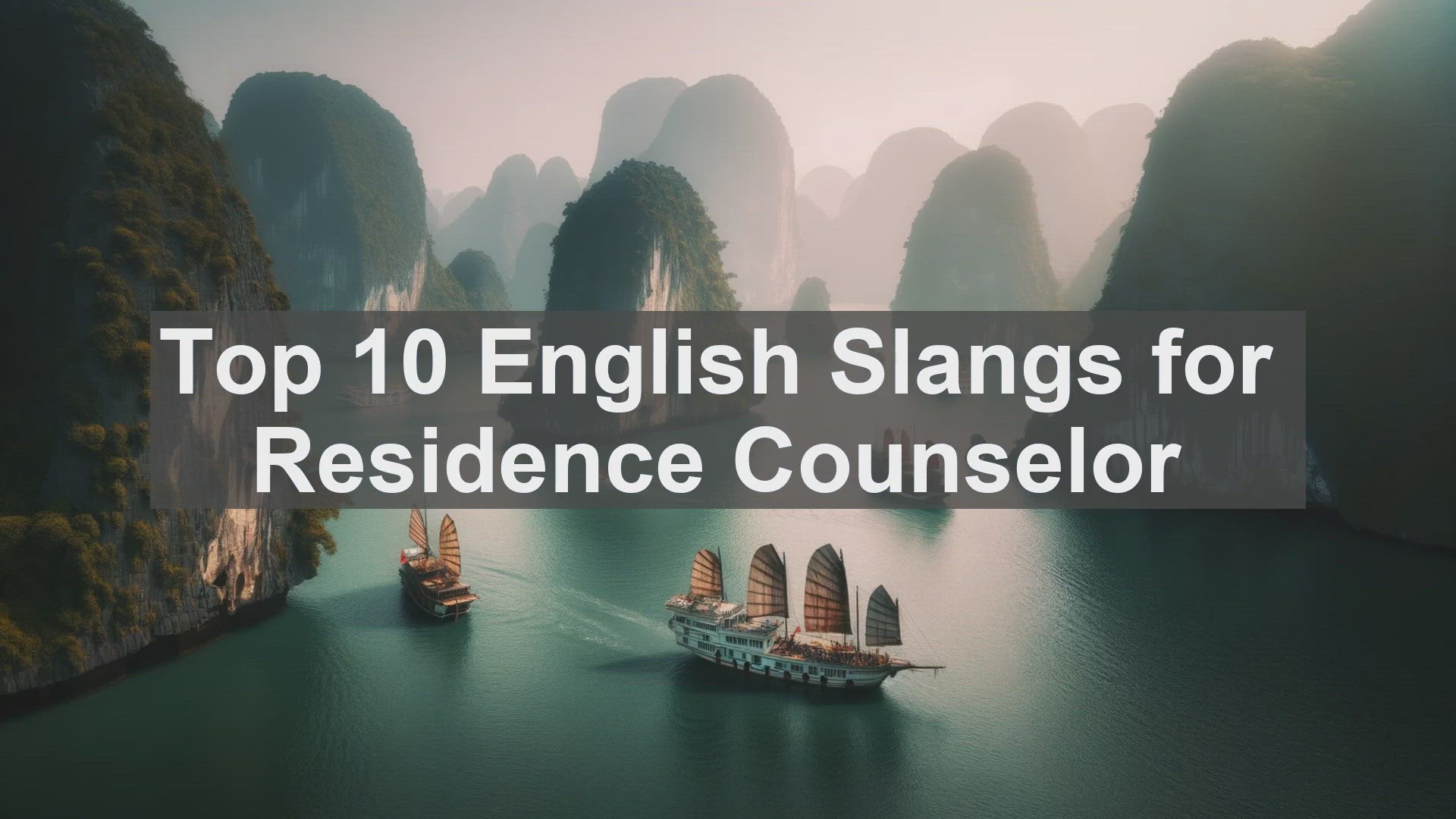 'Video thumbnail for Top 10 English Slangs for Residence Counselor'