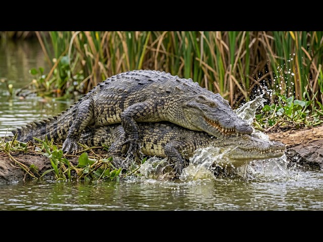 Video thumbnail for Why Crocodile Mating Is The Most Dangerous Ritual In The Wild! 😱