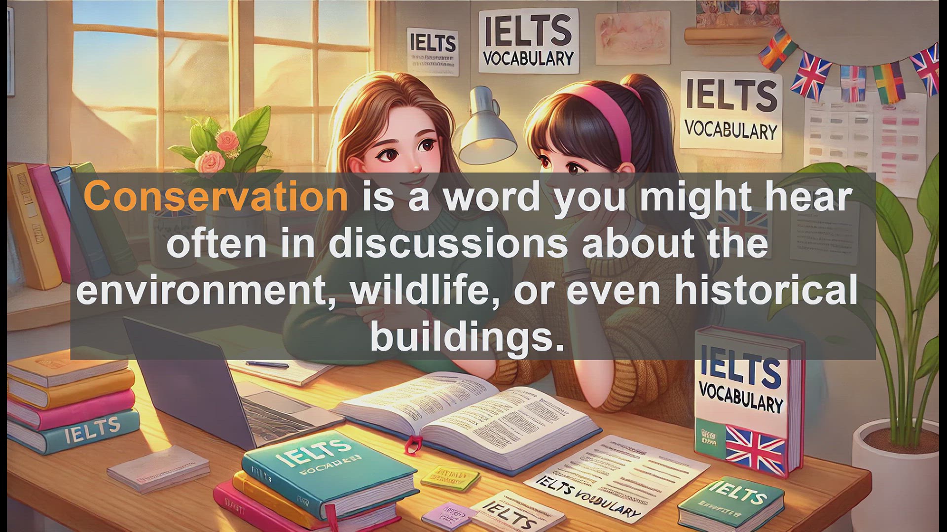 'Video thumbnail for 2500 Must Know IELTS 6.5 Vocabulary - Understanding Conservation: Key Concepts for IELTS Success'