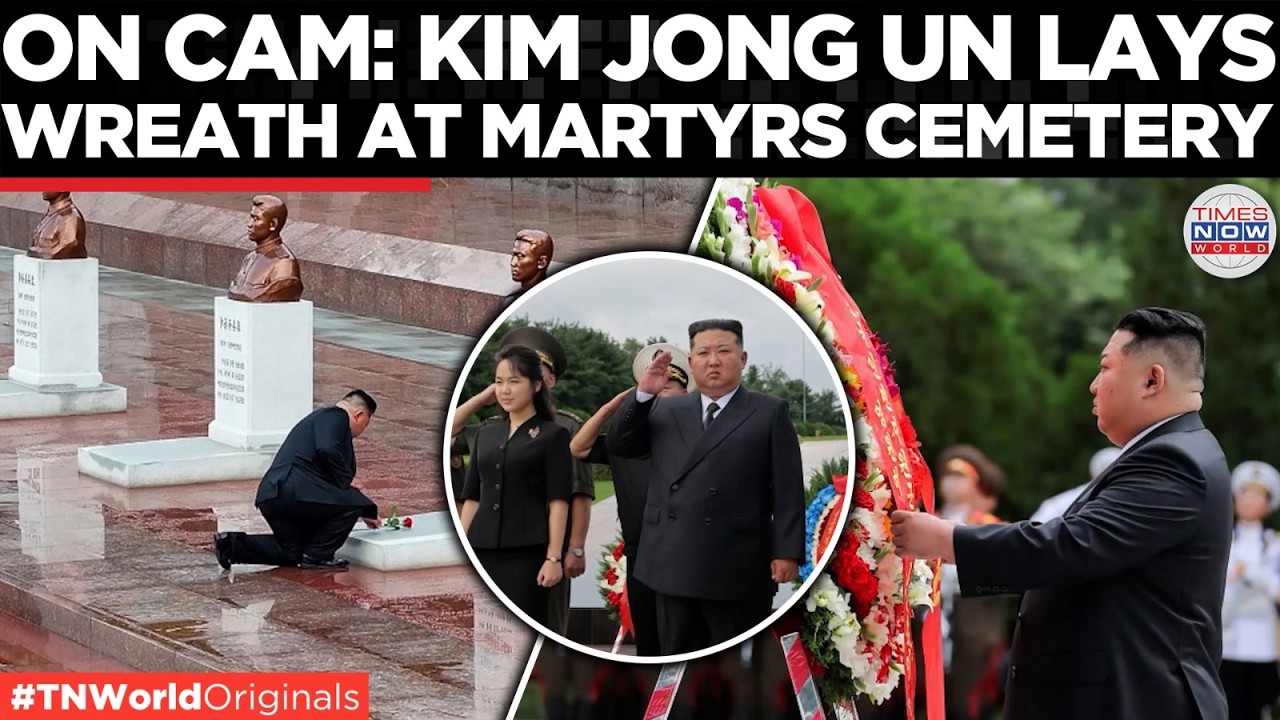Video thumbnail for KIM HONOURS MARTYRS: DPRK Leader VISITS Pyongyang Cemetery Ahead Of 73rd Korean War Armistice Day!