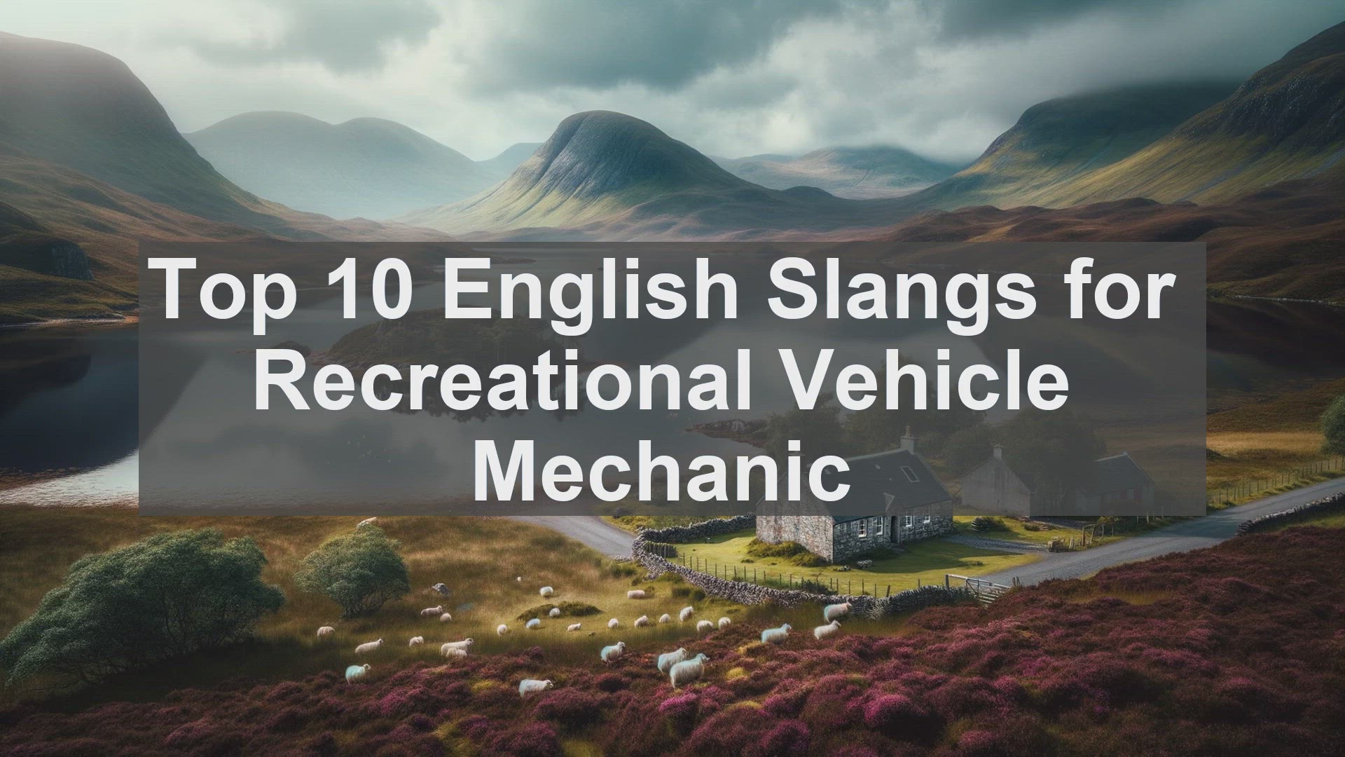 'Video thumbnail for Top 10 English Slangs for Recreational Vehicle Mechanic'