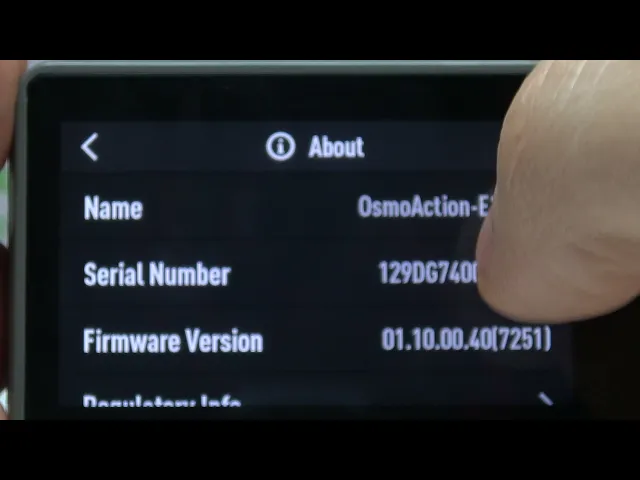 Video thumbnail for How to Check Serial Number in DJI OSMO ACTION – Verify SN