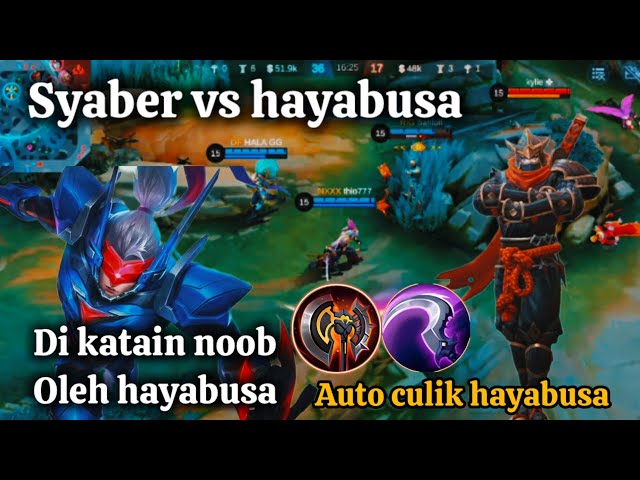 Video thumbnail for SYABER VS HAYABUSA ‼️ DIKATAIN NOOB OLEH HAYABUSA,KITA CULIK HAYABUSA DENGAN BUILD PAMUNGKAS