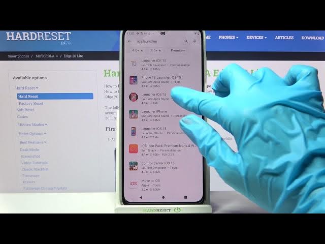 Video thumbnail for How to Download & Install iOS Launcher on MOTOROLA Edge 20 Lite – Set Apple Layout