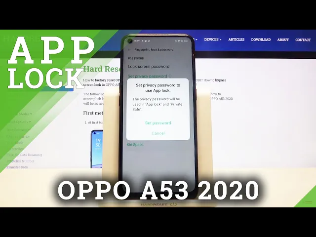 Video thumbnail for How to Lock Apps With Password on OPPO A53 2020 – Apps Lock Feature
