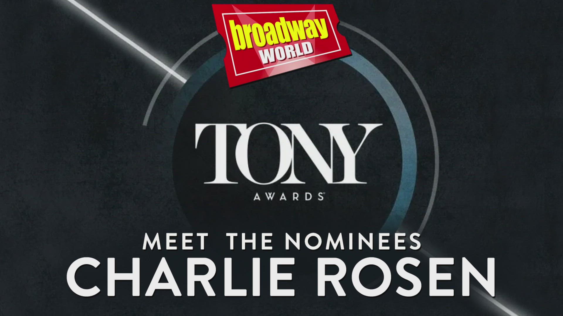 Video thumbnail for Meet the 2022 Tony Nominees: A STRANGE LOOP's Charlie Rosen